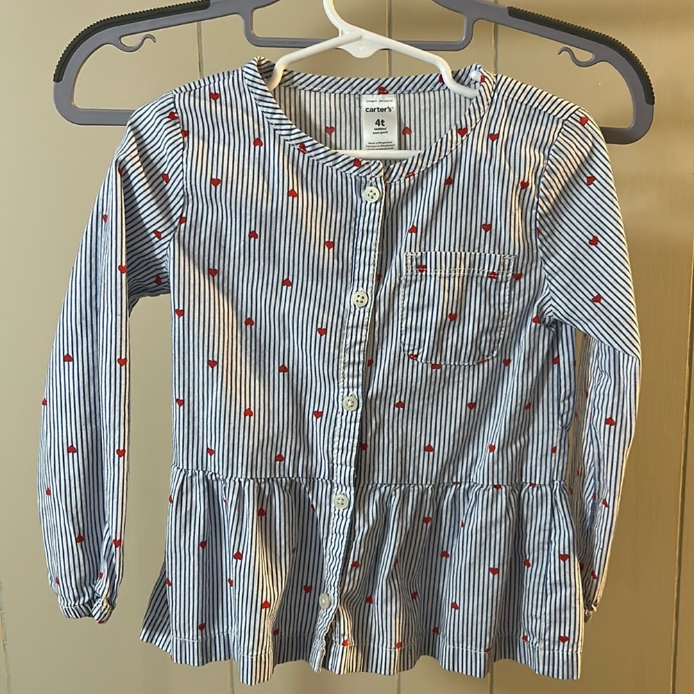 Carters like new shirt.